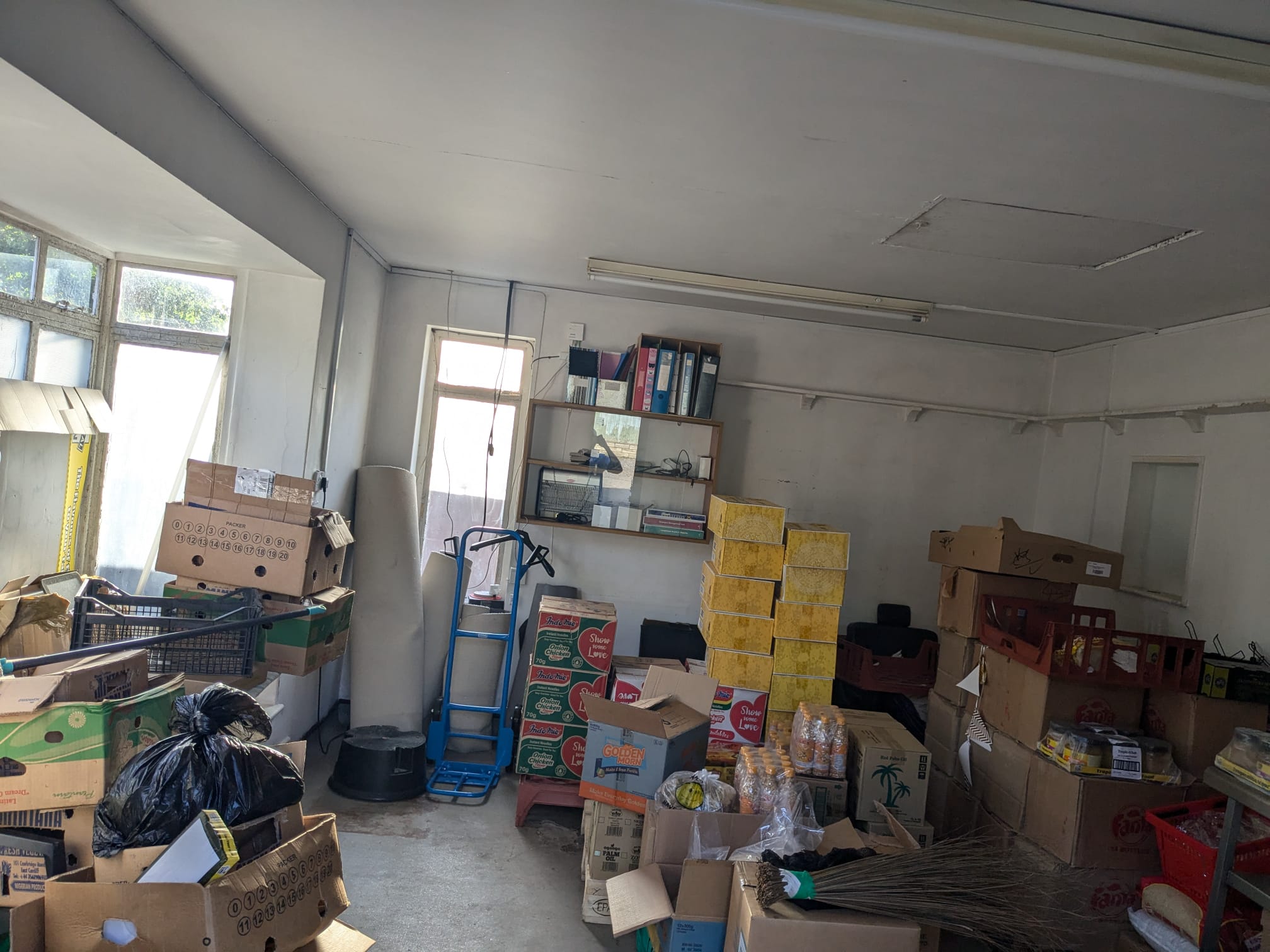 Refurbishment before — original space